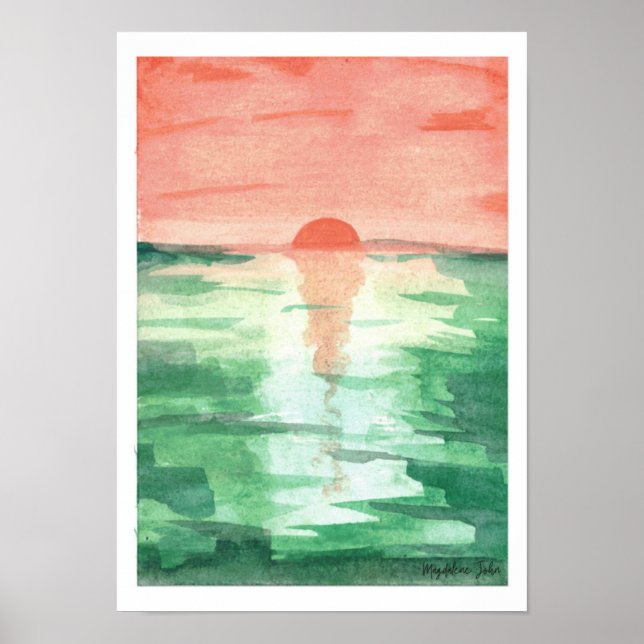 Poster Soleil d'été de la Baltique (Devant)