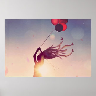 Poster Soleil du ballon