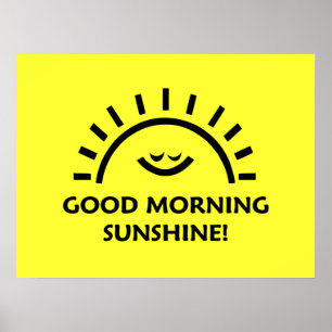 Poster Soleil du bon matin