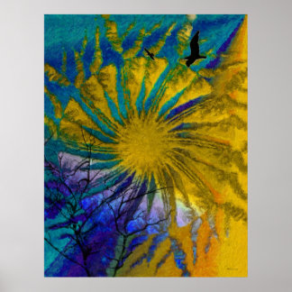 Poster Soleil hivernal