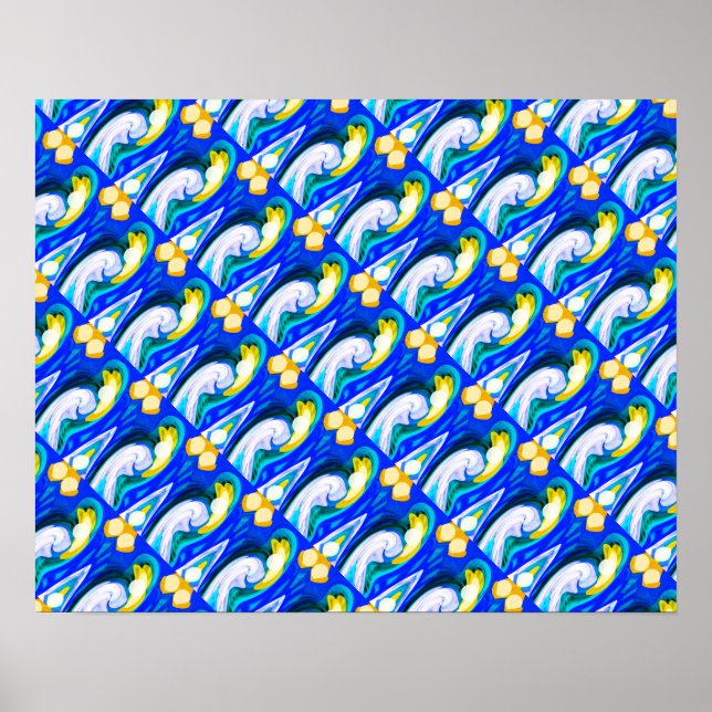 Poster Soleil hivernal (Devant)