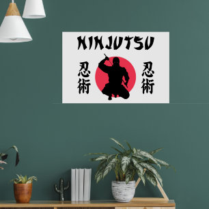 Poster Soleil levant de Ninjutsu