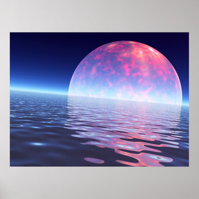 Poster Soleil mourant (Devant)