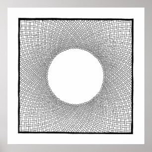 Poster Soleil tissé