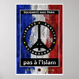 Poster Solidarité avec Paris