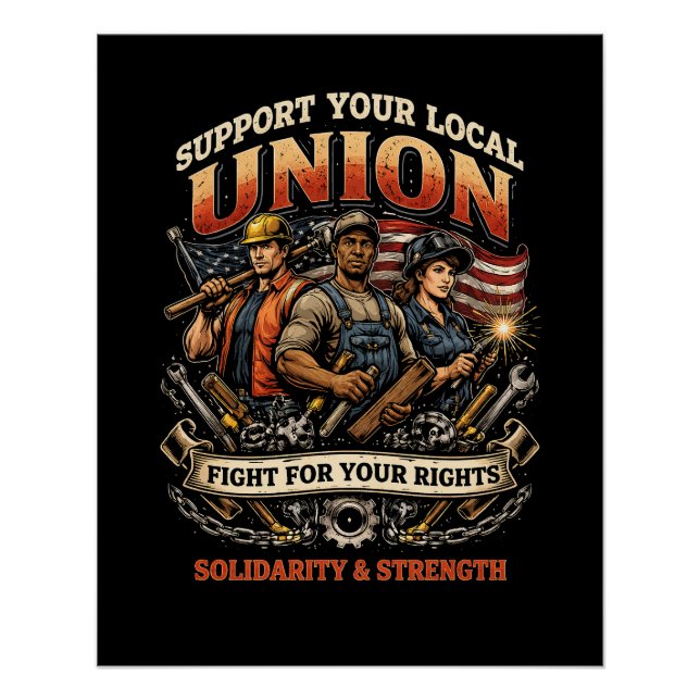 Poster Solidarity and Strength (Devant)