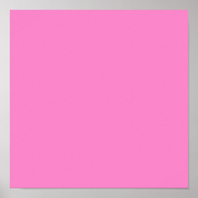 Poster Solide clair Taffy Rose (Devant)