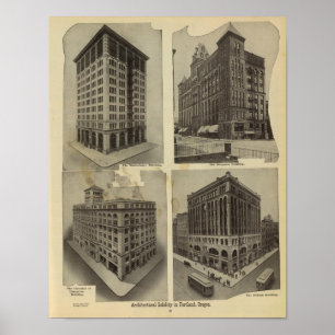 Poster Solidité architecturale à Portland, Orégon