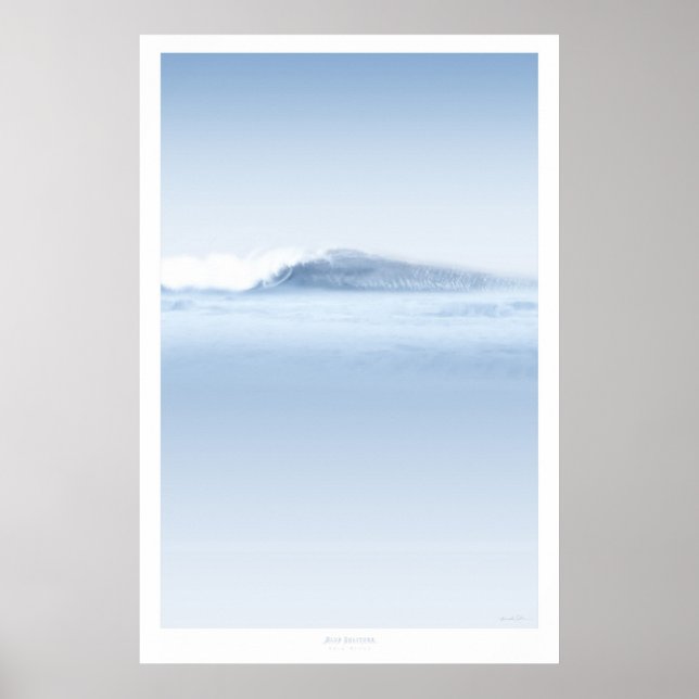 Poster Solitude bleue (Devant)
