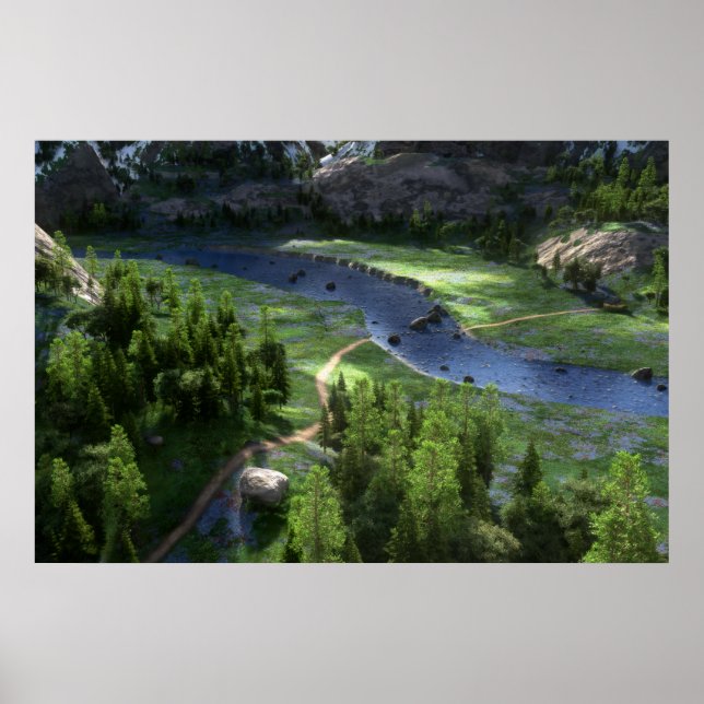 Poster Solitude Cwm Imprimer (Devant)