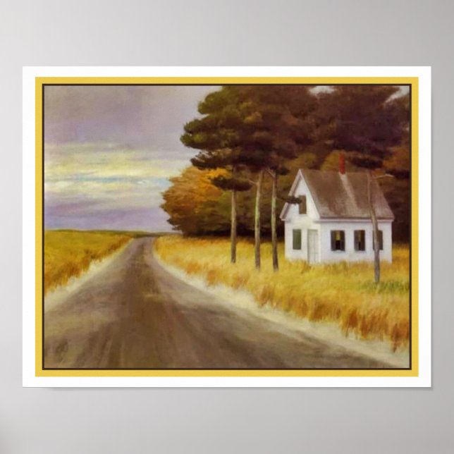 Poster Solitude no 56 Edward Hopper 1944 (Devant)