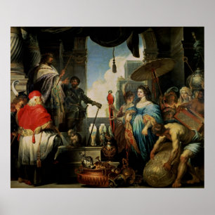 Poster Solomon et la reine de Sheba