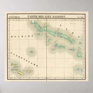 Poster Solomon Islands Oceania no 32