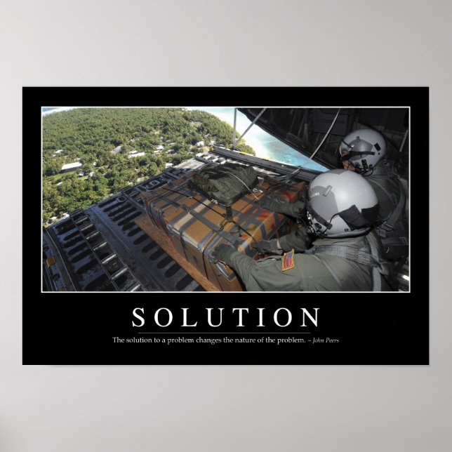 Poster Solution : Citation 1 inspirationnelle (Devant)
