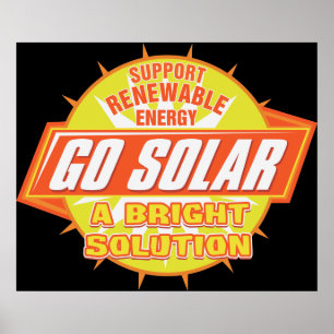 Poster Solution énergétique solaire