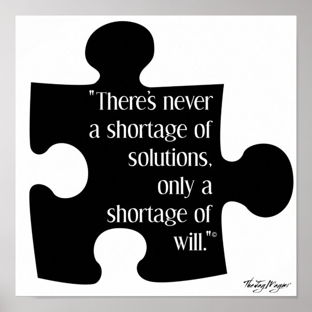 Poster "Solutions" (Devant)