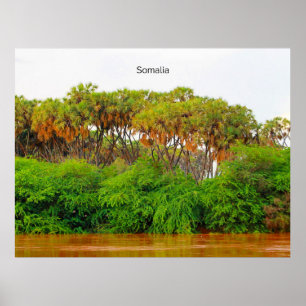 Poster Somalie, photo de paysage