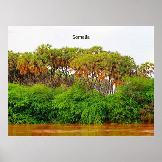 Poster Somalie, photo de paysage (Devant)