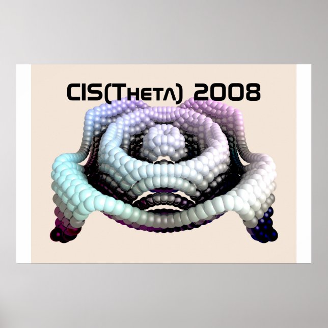 Poster sombrero, CIS(Theta) 2008 (Devant)
