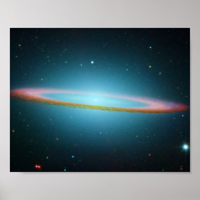 Poster Sombrero Galaxy - M104 - affiche/impression (Devant)