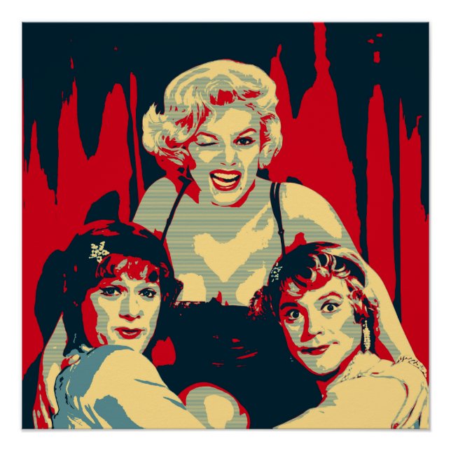 Poster Some like it hot Pop Art (Devant)