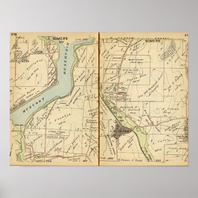 Poster Somers, New York (Devant)