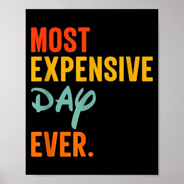 Poster Sommas Most Expensive Day Ever Funny Family Vacati (Devant)