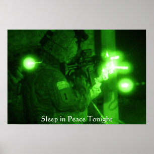 Poster Sommeil dans de paix des militaires ce soir