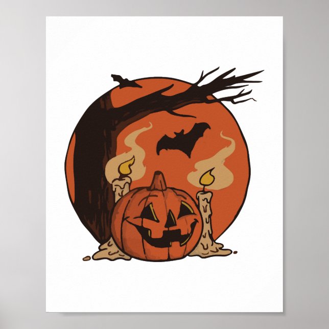 Poster sommeil halloween (Devant)