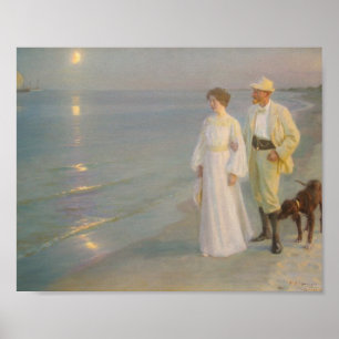 Poster Sommeraften ved Skagens Strand