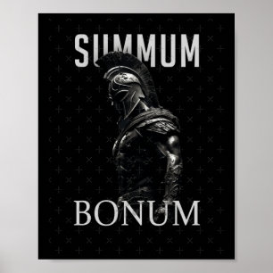 Poster Sommum Bonum - Faites ce qui est juste