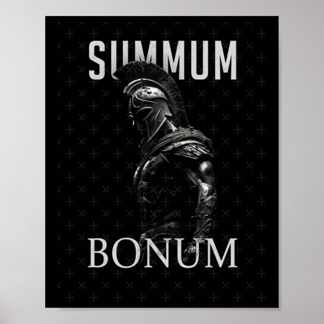 Poster Sommum Bonum - Faites ce qui est juste (Devant)