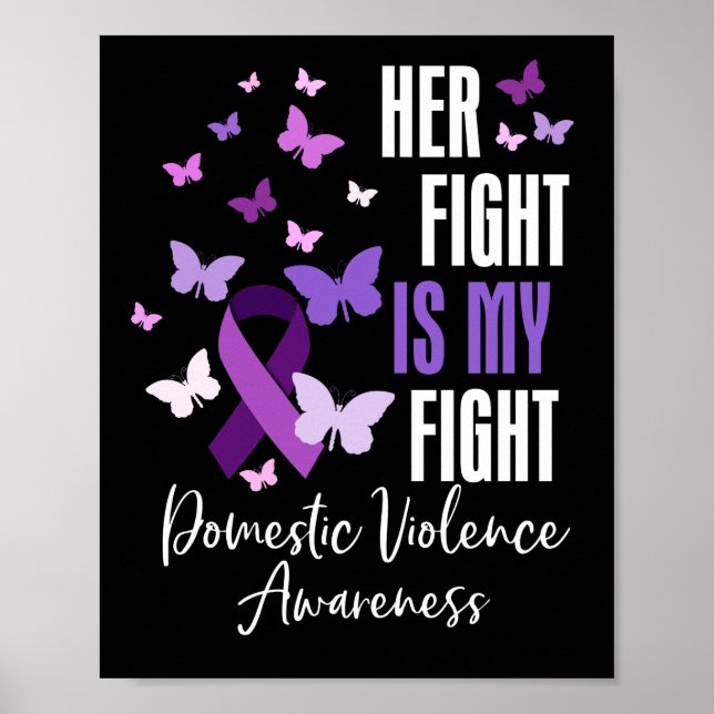 Poster Son combat est Ma lutte contre la violence domesti (Devant)