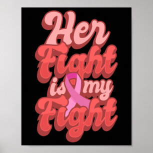 Poster Son combat est mon combat Cadeau de la Journée mon
