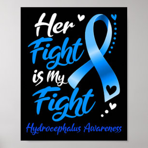 Poster Son Combat Est Mon Combat Hydrocéphalie Sensibilis