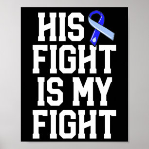 Poster Son combat est mon combat Hydrocéphalie Sensibilis