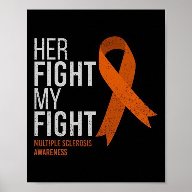 Poster Son combat est mon combat la sclérose en plaques (Devant)