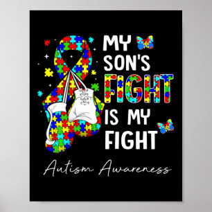 Poster Son Combat Est Mon Combat Mon Fils Sensibilisation