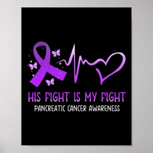 Poster Son Combat Est Mon Combat National Cancer Pancréat