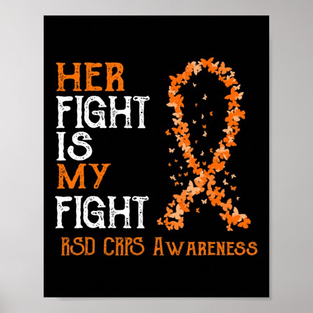 Poster Son Combat Est Mon Combat Rsd Crps Sensibilisation (Devant)