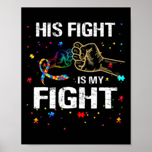 Poster Son Combat Est Mon Combat Sensibilisation sur l'au