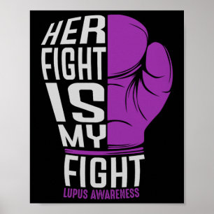 Poster Son Combat Est Mon Combat - Sle Lupus Sensibilisat