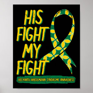 Poster Son combat est mon combat Syndrome de Beckwith–wie