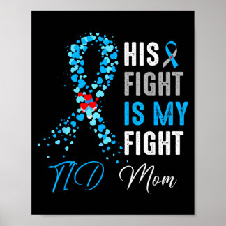Poster Son Combat Est Mon Combat T1d Maman Sensibilisatio