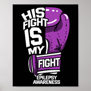 Poster Son Combat Est Mon Combattre Epilepsie Seizure Neu
