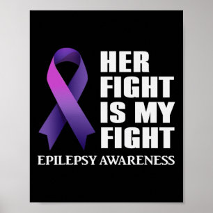 Poster Son combat est My Fight Epilepsy Awareness Support