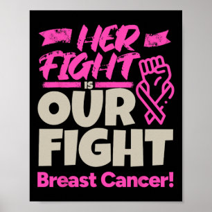 Poster Son combat est notre combat - Sensibilisation au c