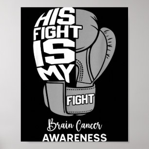 Poster Son combat mon combat mois de sensibilisation au c
