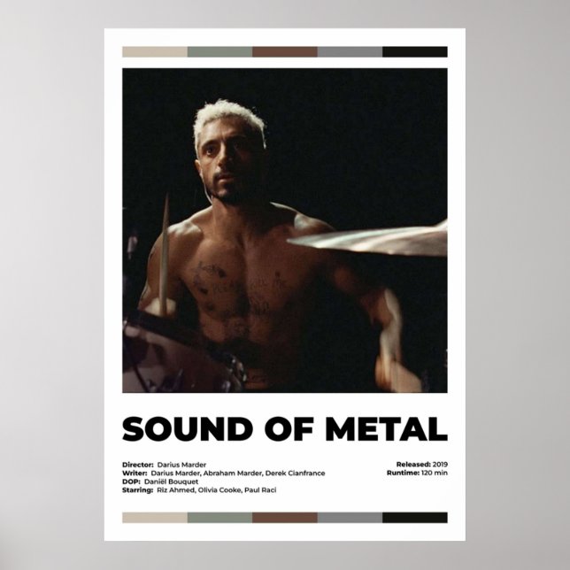 Poster Son de Metal alternative film moderne (Devant)