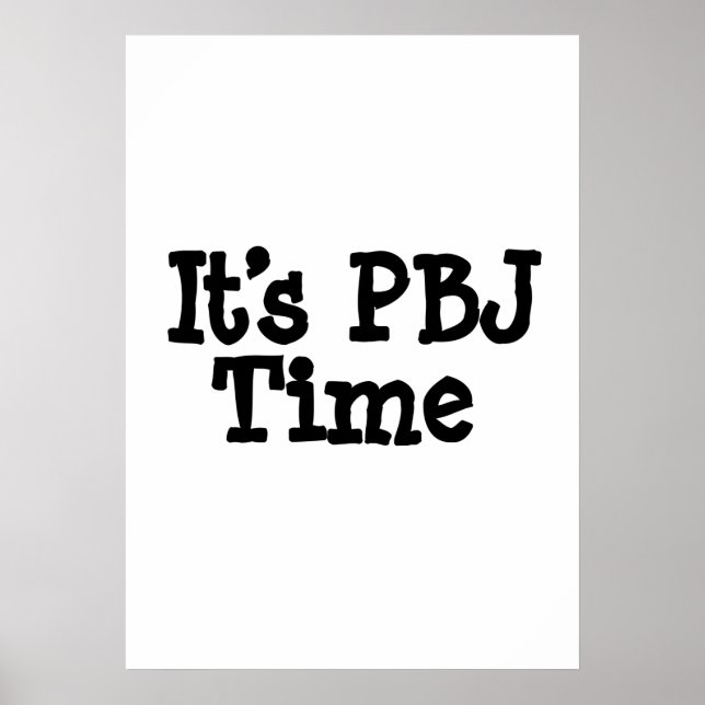Poster Son heure PBJ (Devant)